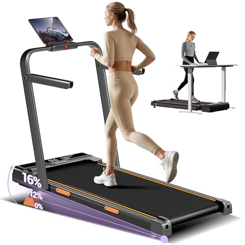 LONTEK Walking Pad Klappbar mit Ste