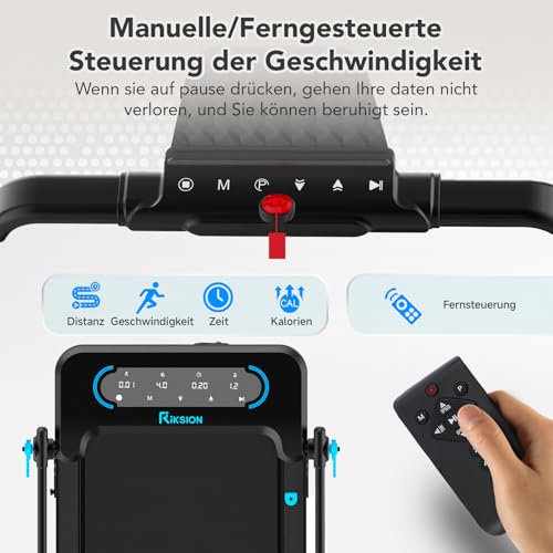 Riksion Laufband für Zuhause mit Neigun
