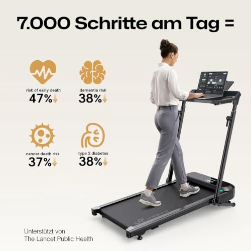 UREVO Laufband mit automatischer Steigun