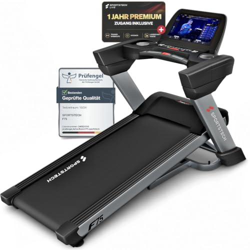 Sportstech, Laufband klappbar mit großem 21,5-Zoll-Touchdisp
