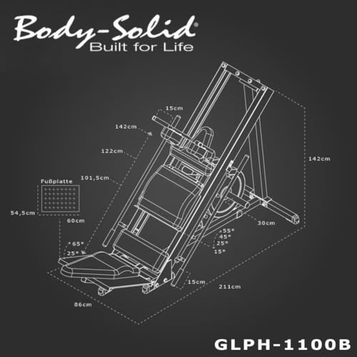 Body-Solid Beinpresse 45° / Hackenschmi Body-Solid Beinpresse 45° / Hackenschmi