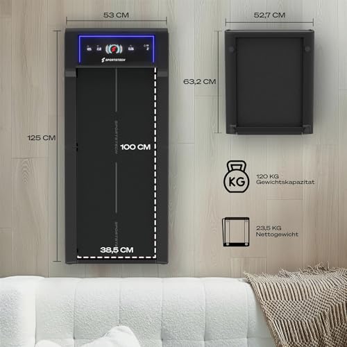 Sportstech sWalk Fold, Klappbares Laufba