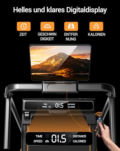 LONTEK Walking Pad Klappbar mit Steigung