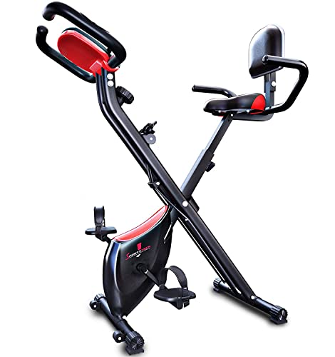 Sportstech Fitness Heimtrainer mit LCD-Konsole & Zugbandsyst