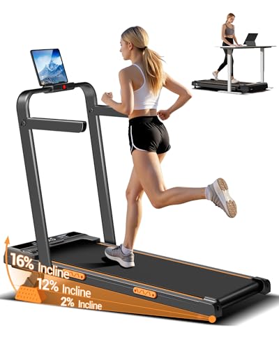 LONTEK Walking Pad Klappbar mit Ste