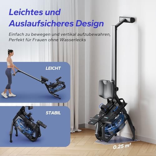 MERACH Wasserrudergerät für Zuhause, R