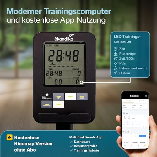 Skandika Rudergerät Wasser aus Holz Lyk Skandika Rudergerät Wasser aus Holz Lyk