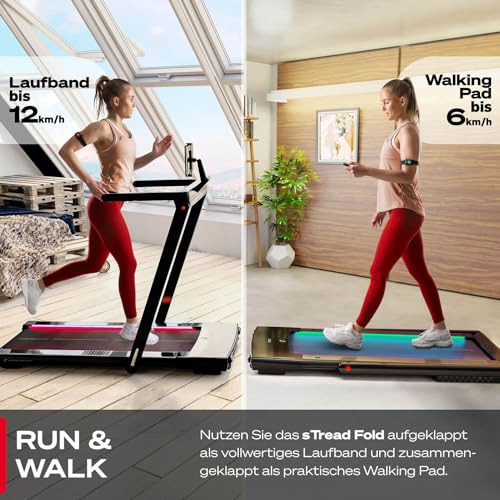 Sportstech sTread Fold Smartes Mini Lauf