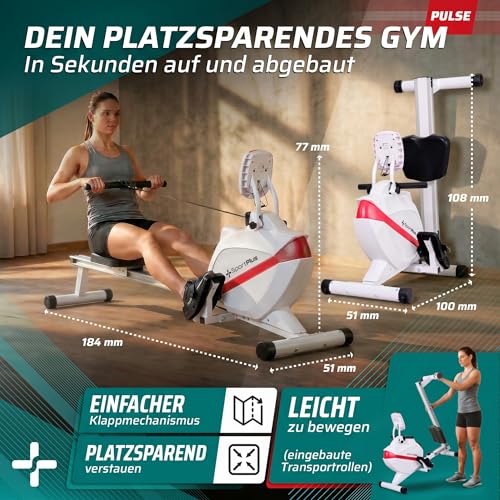 SportPlus Rudergerät für zuhause klapp SportPlus Rudergerät für zuhause klapp