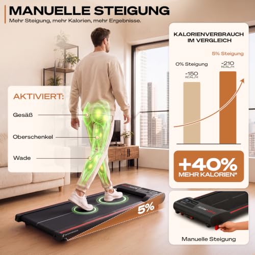 Sportstech Walking Pad bis 6 km/h – ma