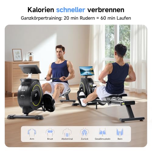 YPOO Rudergerät für Zuhause Klappbar, 