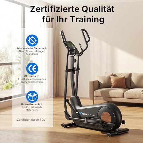 MERACH Crosstrainer für Zuhause mit 47 