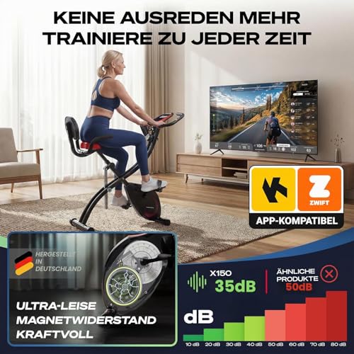 Sportstech Heimtrainer fahrrad Klappbar Sportstech Heimtrainer fahrrad Klappbar