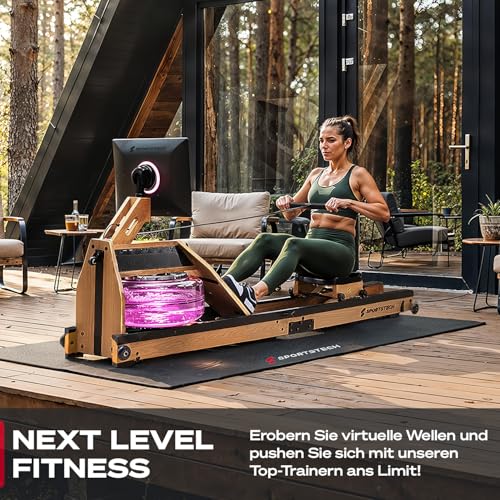 Sportstech Rudergerät Wasser für Zuhau
