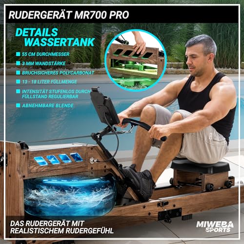 Miweba Sports Rudergerät für Zuhause M