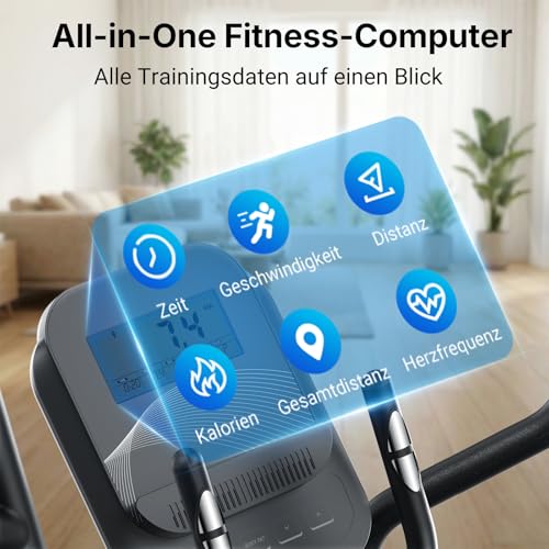 MERACH Crosstrainer für Zuhause mit 47 MERACH Crosstrainer für Zuhause mit 47