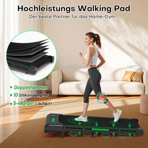 Walking Pad, FOUSAE 1-10 km/h Laufband f