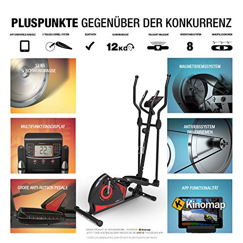 Sportstech CX608 Crosstrainer mit Kinoma