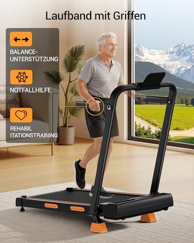 LONTEK Walking Pad Klappbar mit Steigung