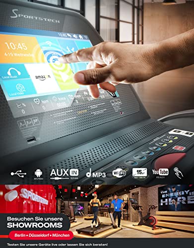 Sportstech F75 High-End Laufband | groß
