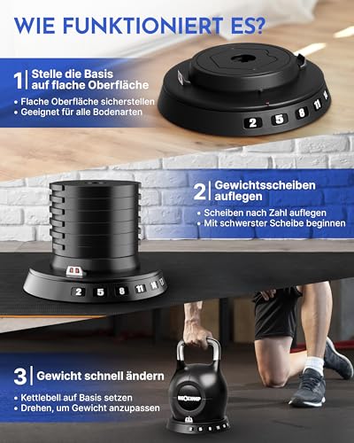 NEOLYMP Kettlebell Set 2-20 kg - 7-in-1 NEOLYMP Kettlebell Set 2-20 kg - 7-in-1
