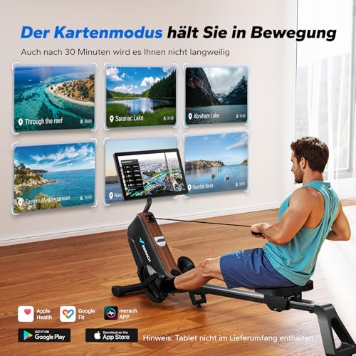 MERACH Rudergerät für Zuhause Klappbar