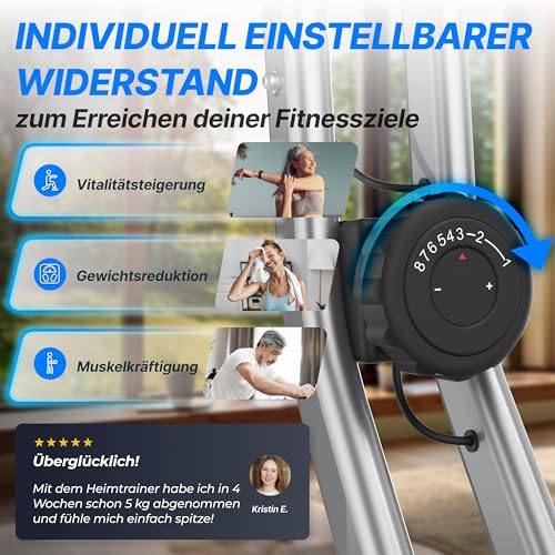 Ultrasport F-Bike Folding Exercise Bike 
