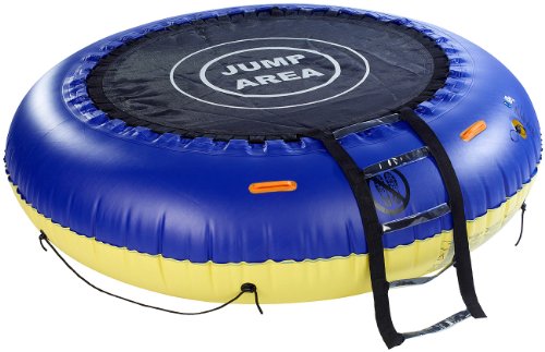 infactory Wassertrampolin: 4in1-Tra