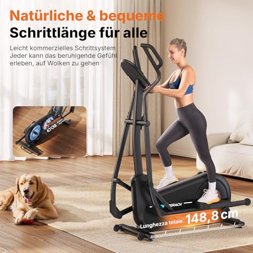 MERACH Crosstrainer für Zuhause mit 47 