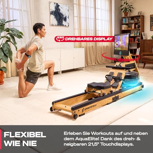 Sportstech Rudergerät Wasser für Zuhau