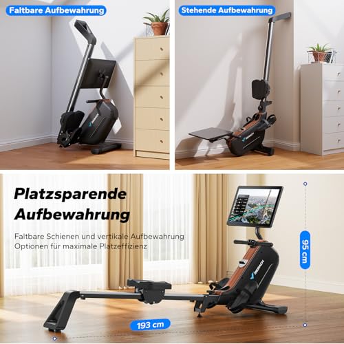 MERACH Rudergerät für Zuhause Klappbar