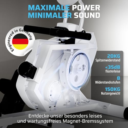 SportPlus Rudergerät für zuhause klapp