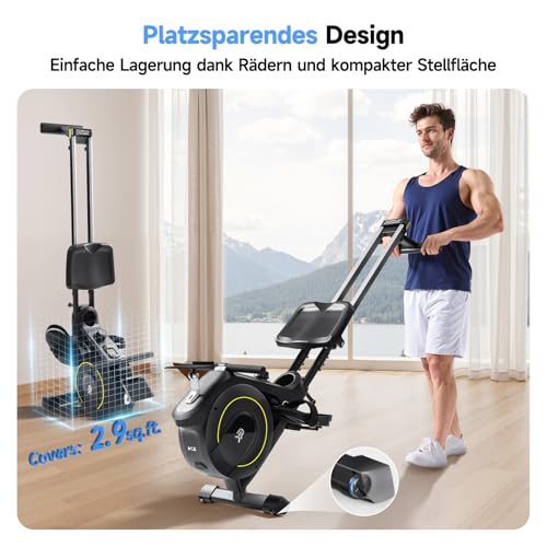 YPOO Rudergerät für Zuhause Klappbar, 