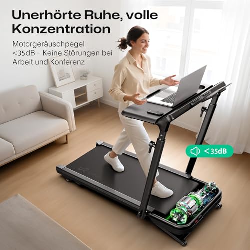 UREVO Laufband mit automatischer Steigun