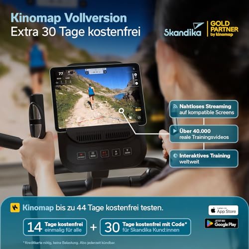 Skandika Crosstrainer für Zuhause Carbo