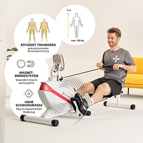 SportPlus| Rudergerät für zuhause| Des