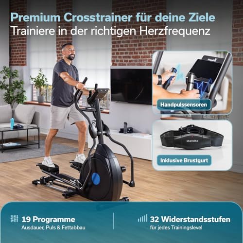 Skandika Crosstrainer für Zuhause Carbo Skandika Crosstrainer für Zuhause Carbo