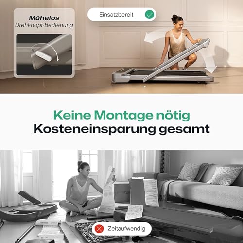 UREVO Laufband mit Steigung Automatisch,