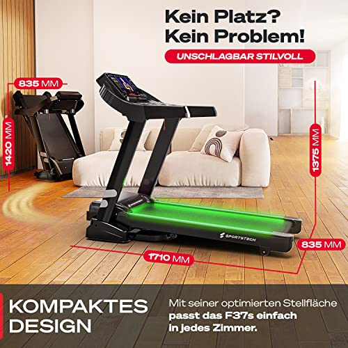 Sportstech F37s Laufband für Zuhause in