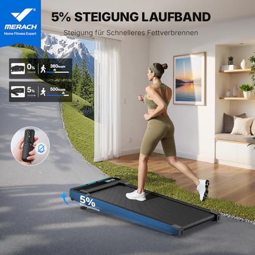 MERACH Walking Pad mit 5% Steigung, 3.0H