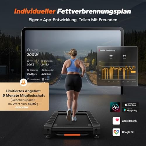 MERACH Walking Pad, Laufband Für Zuhaus