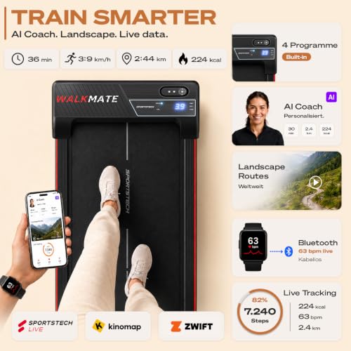 Sportstech Walking Pad bis 6 km/h – ma