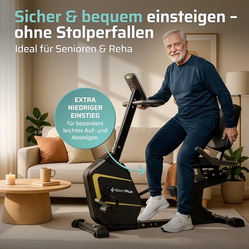 SportPlus Heimtrainer mit Magnetbremse 2