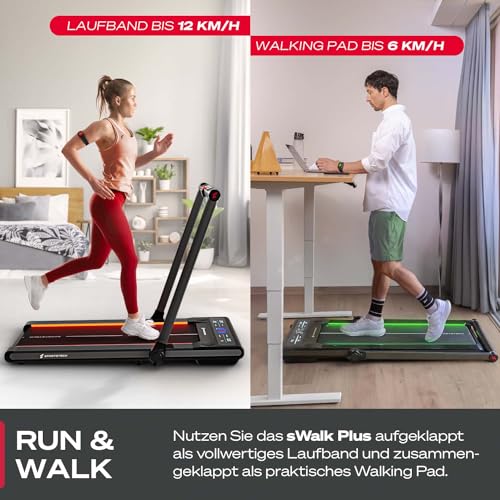Sportstech sWalk Plus - 2in1 LED Laufban Sportstech sWalk Plus - 2in1 LED Laufban