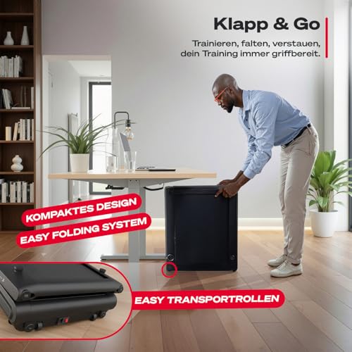 Sportstech sWalk Fold, Klappbares Laufba