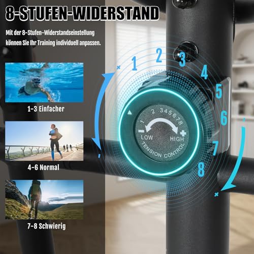 Novonova Crosstrainer für Zuhause mit 2 Novonova Crosstrainer für Zuhause mit 2