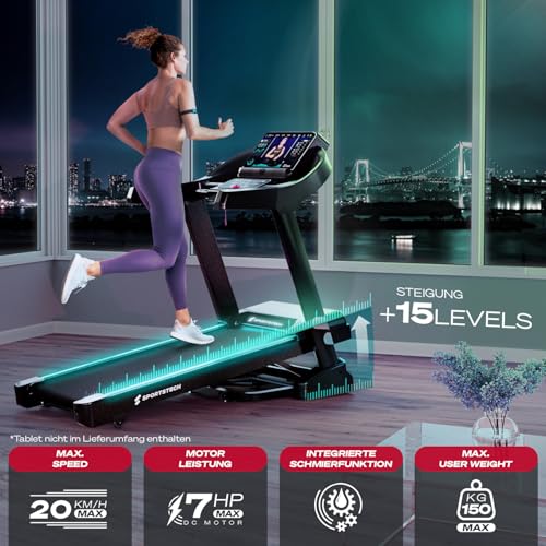 Sportstech F37s Laufband für Zuhause in