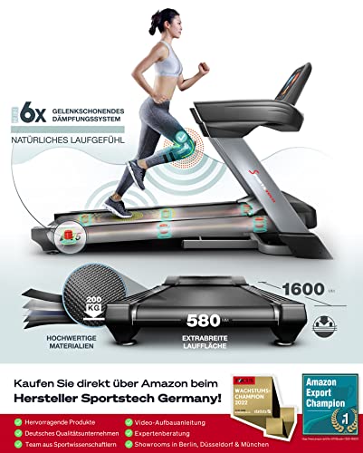 Sportstech F75 High-End Laufband | groß