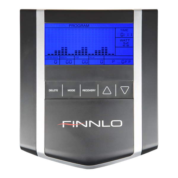 Finnlo-heimtrainer-ergometer-Exum-Trainingscomputer