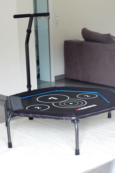 im – Bewertungen Test Fitness-Trampolin Jump Heimtrainer Hammer Tests und Cross